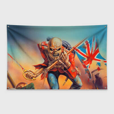 Iron maiden 5 Флаг-баннер с принтом за 790 ₽ купить в интернет-магазине - 898807