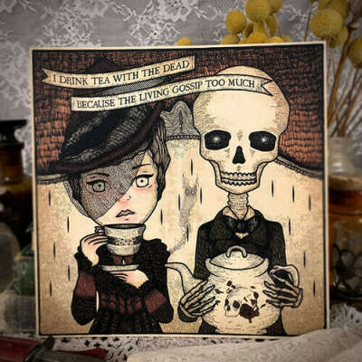 Yosiell Lorenzo print Tea with the Dead