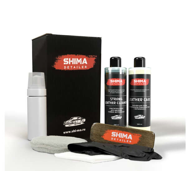 SHIMA DETAILER PROFI LEATHER CARE SET Профессиональный набор для ухода за кожей