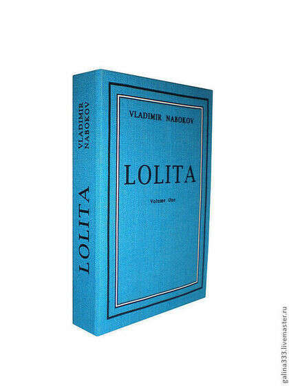 Клатч - Книга &#039; ЛОЛИТА&#039; ( blue.)