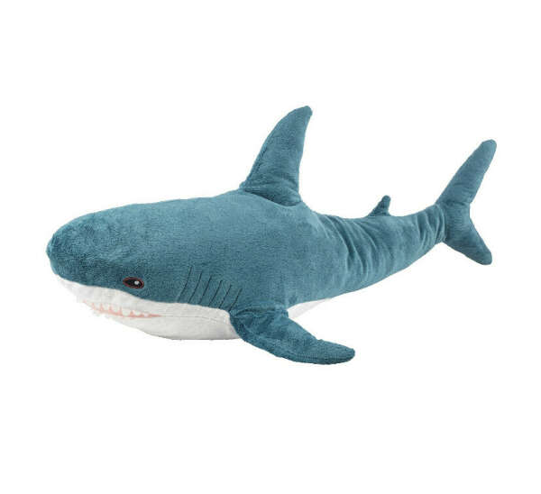 Большая мягкая игрушка (не обязательно акула)