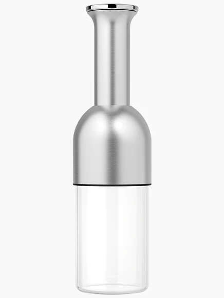 ETO wine decanter preservation system in Stainless: satin finish