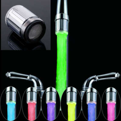 LED Water Faucet Stream Light 7 Colors Changing