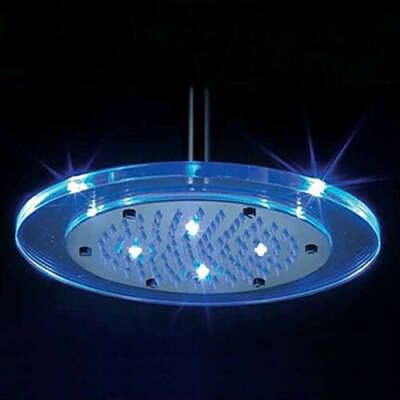 8 Inch Shower Head with Color Changing LED Light – FaucetSuperDeal.com