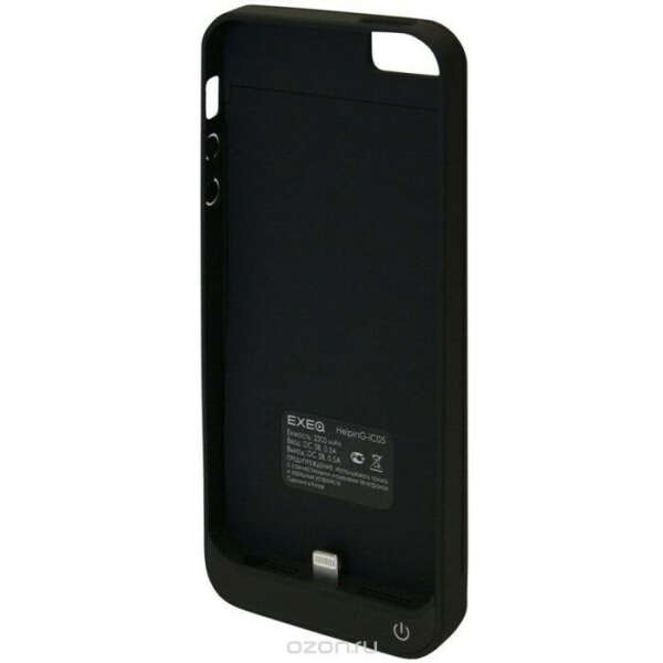 EXEQ HelpinG-iC05 чехол-аккумулятор для iPhone 5/5s, Black (2300 мАч, клип-кейс)
