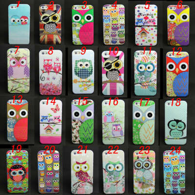 Owl Design Tpu Gel Soft Skin Case Cover For Apple iPhone 5 5S