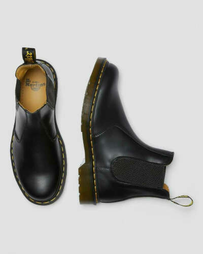 DR MARTENS 2976 Yellow Stitch Smooth Leather Chelsea Boots (35 размер, стелька 22,5)