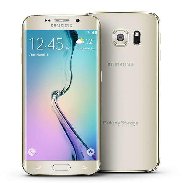 Samsung Galaxy S6 edge Google Android, смартфон в золотой с 32.0 GB