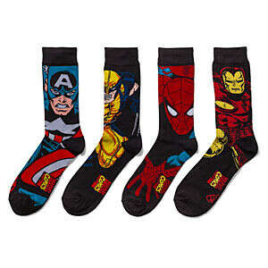 Marvel Superhero Crew Socks 2-pack