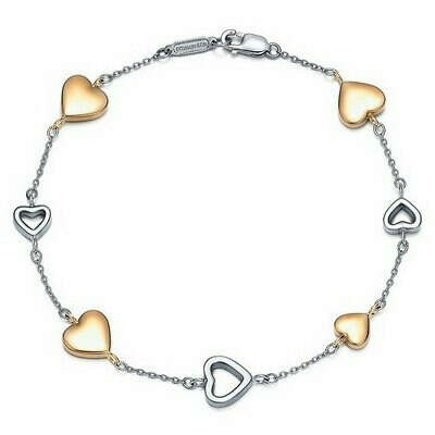 Браслет Tiffany & Co Mini heart with gold (0165)