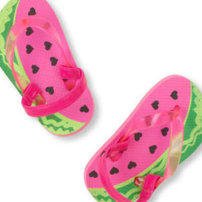 Детские шлепки The Children&#039;s Place Watermelon Flip Flops