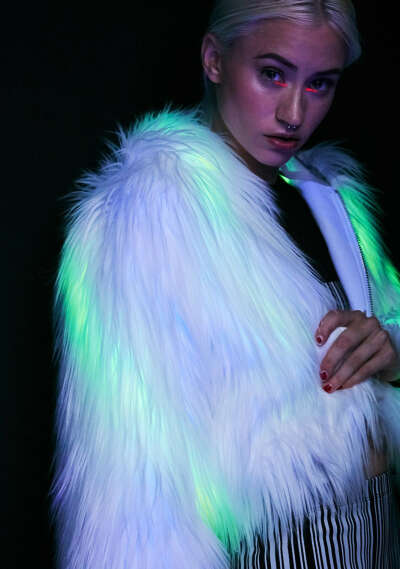 SPARK THE LIGHT FAUX FUR COAT