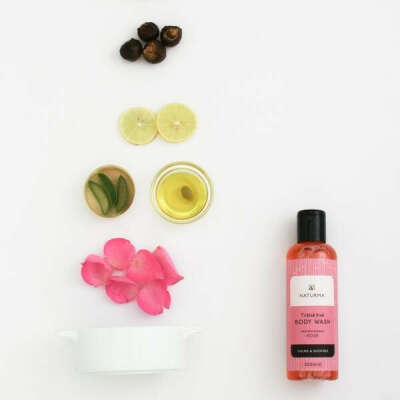 Tickled Pink  Organic Rose Body Wash | Naturma