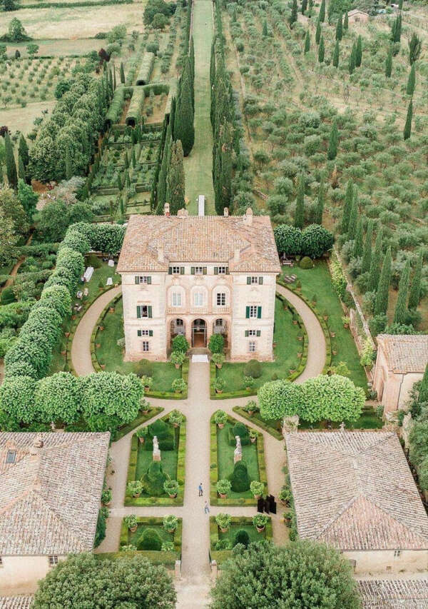 To own Tuscany villa