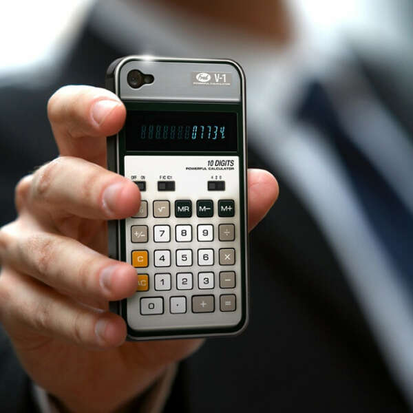 Old-School Calculator iPhone Case