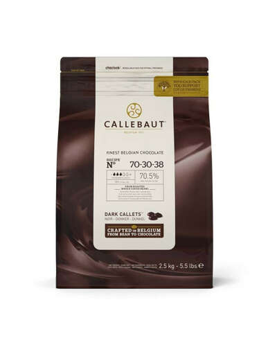 Шоколад темный Callebaut Strong 70,5% 2,5 кг