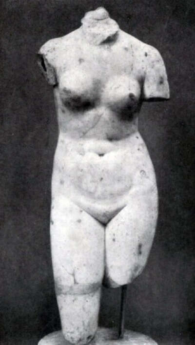 Гипсовая фигура торс Афродиты (Венеры), 50см