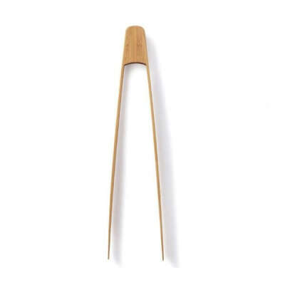 Bamboo Tongs, Large -Bamboo Utensils & Flatware for Your Kitchen