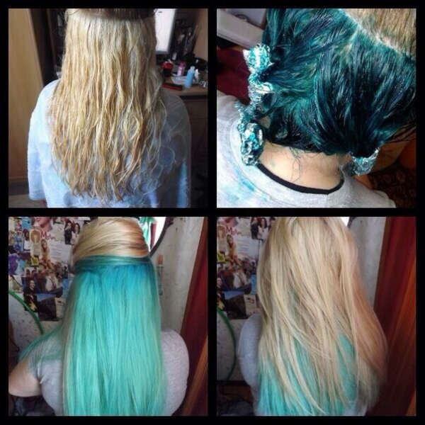 Colored hair