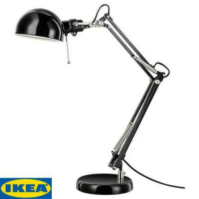 Лампа настольная рабочая IKEA FORSA черная