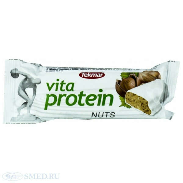 Коробочка протеиновых батончиков Vita Protein TEKMAR