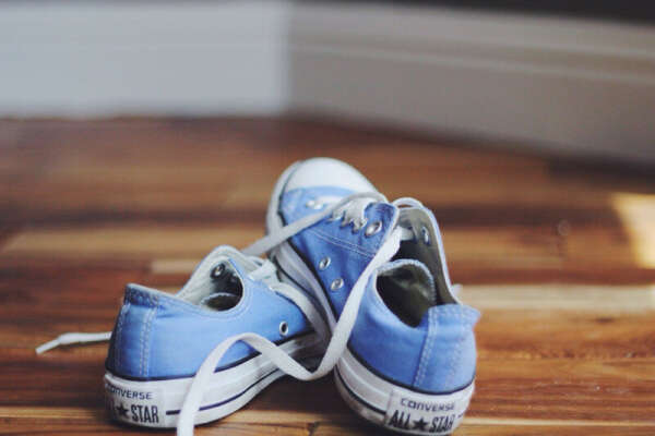 Голубые Converse