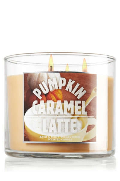 3-Wick Candle PUMPKIN CARAMEL LATTE