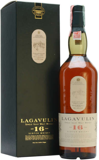 Виски Lagavulin malt 16 years old, with box, 750 мл