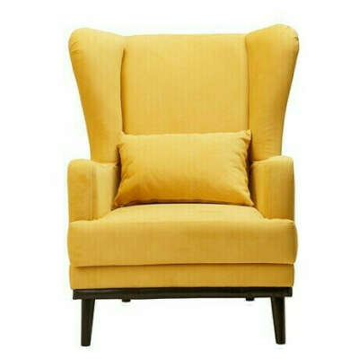 Кресло Оскар желтого цвета (2 шт.)