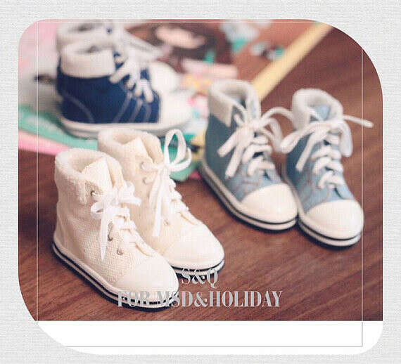 High Top Sneakers for BJD sd / msd / yosd, 5 colors