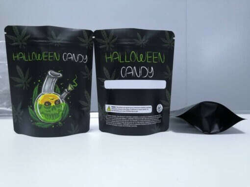 Halloween Candy Stand Up Mylar Pouch