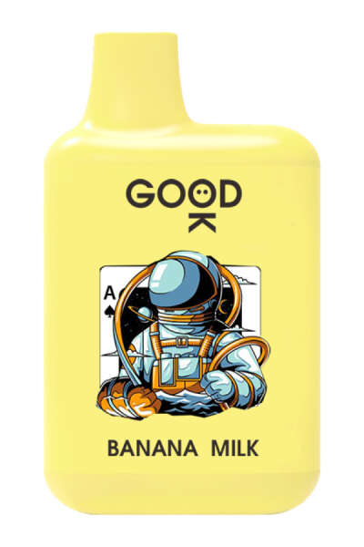 Одноразовый GOODOK 4200 Banana Milk Банановое Молоко в СПб по низкой цене - VapeZone