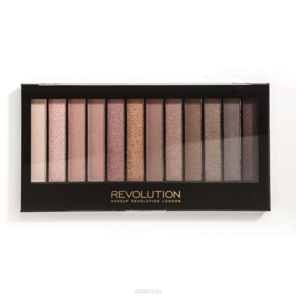 Makeup Revolution Набор теней Redemption Palette, Iconic 3, нюдовая, 14 гр