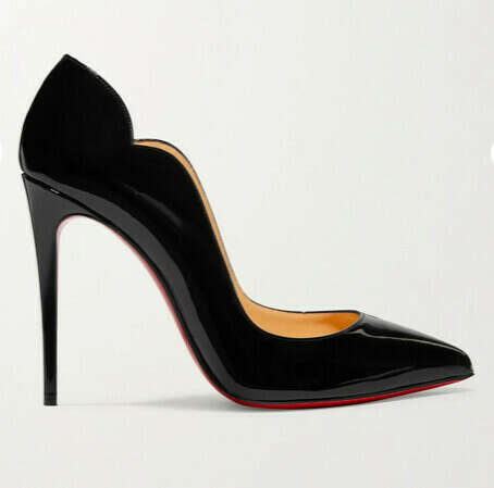 CHRISTIAN LOUBOUTIN Hot Chick 100 patent-leather pumps