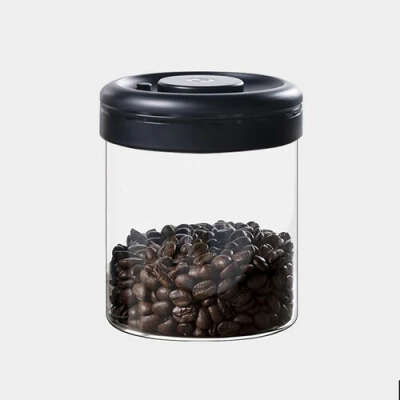 Timemore Vacuum Canister 800ml (Black, Glass)