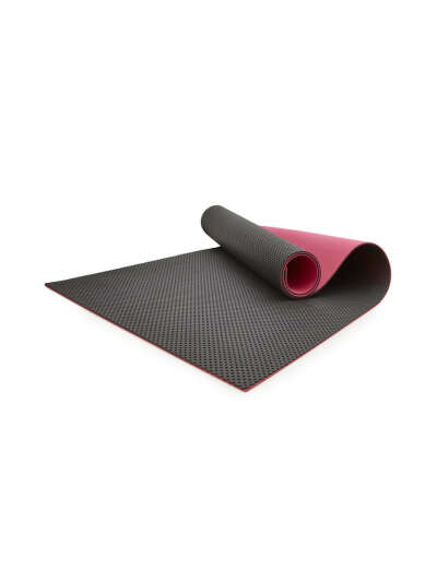 Тренировочный коврик (мат) для фитнеса пористый Reebok, розовый, Reebok