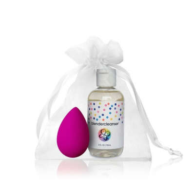 Спонж Beautyblender + очищающий гель