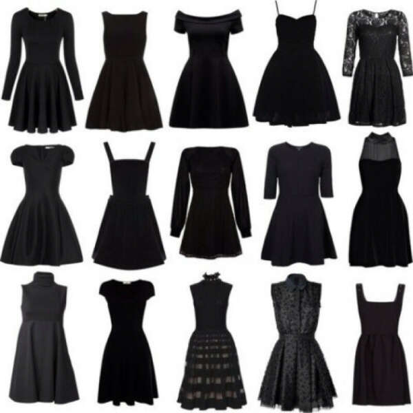 черное платье