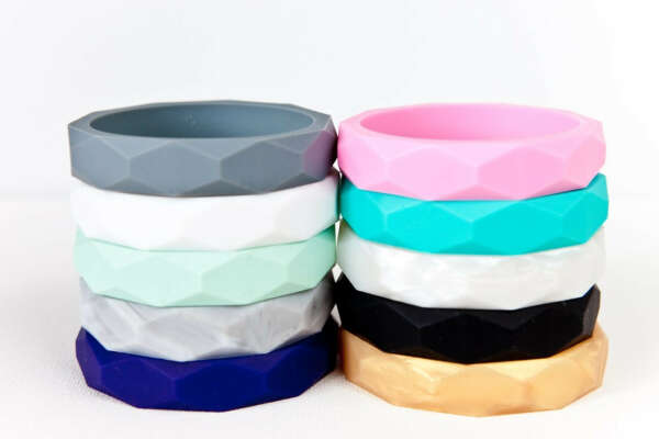 Buy Geometric Silicone Teething Bracelets Online