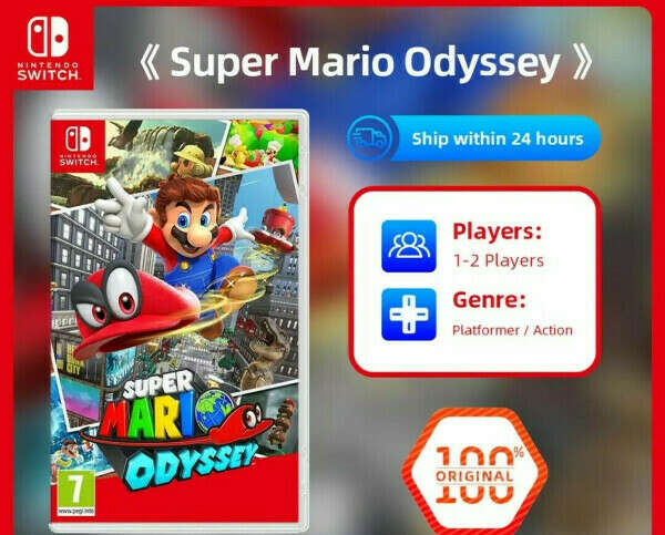 Super Mario Odyssey для Nintendo Switch