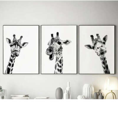 Картина с жирафом