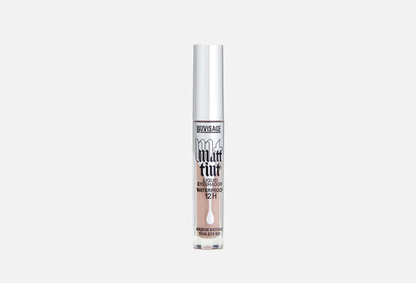 Жидкие матовые тени для век LUXVISAGE Matt tint waterproof 12H 102 Dusty Rose