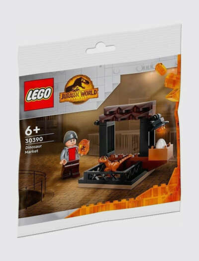 30390 Конструктор LEGO Polybag Jurassic World Dinosaur Market Рынок динозавров 34 детали