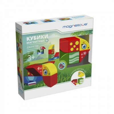 Магнитные кубики Magneticus, 1 год