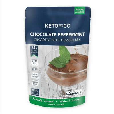 Chocolate Peppermint Decadent Keto Dessert Mix