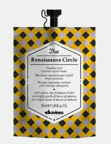 DAVINES the circle chronicles the spotlight circle shine-boosting hair mask