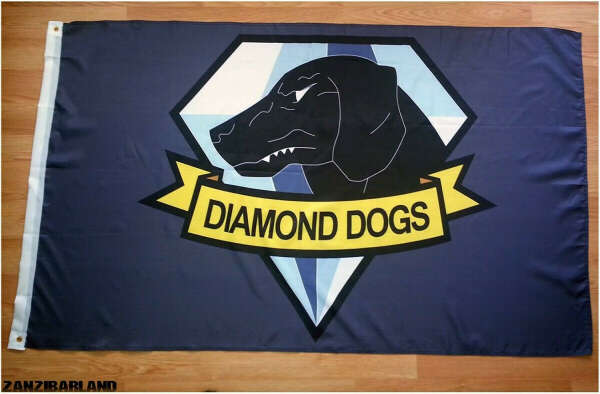 ZanzibarLand Diamond Dogs Flag