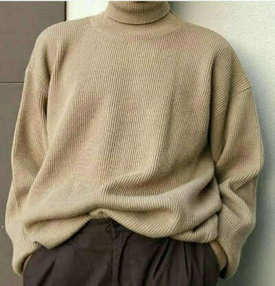Акриловый свитер с горлом