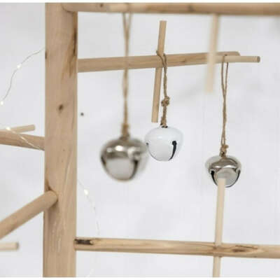 Silver Bell Hanging Ornament