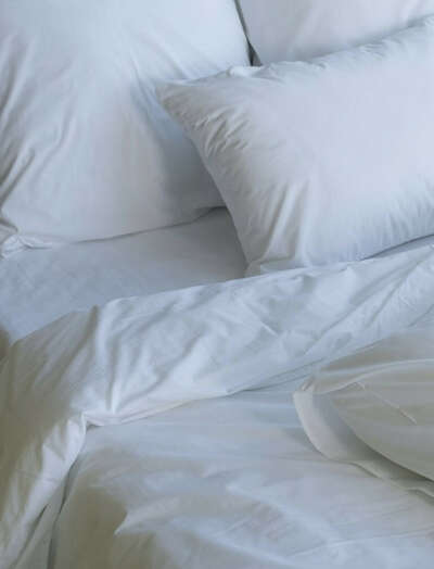 Белое постельное белье (2 спальное) Хлопок
